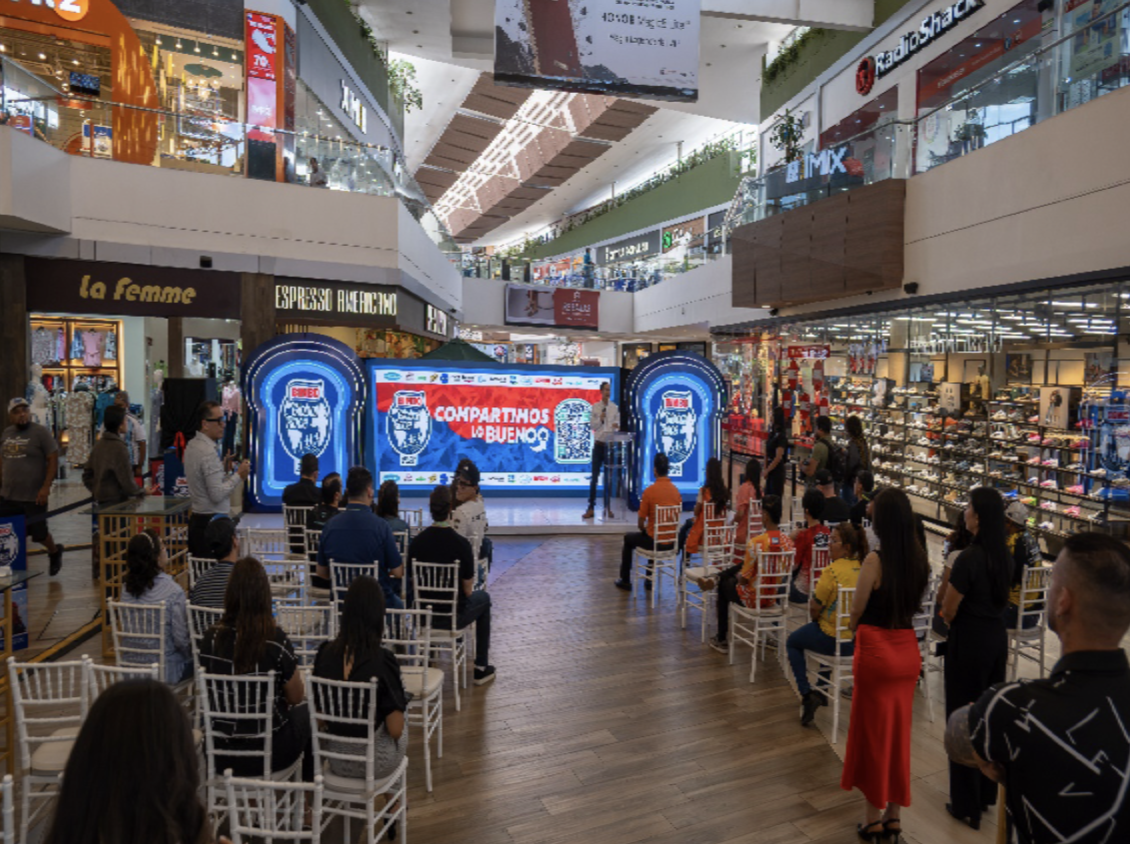 Activación de marca con pantallas LED en Centro Comercial
