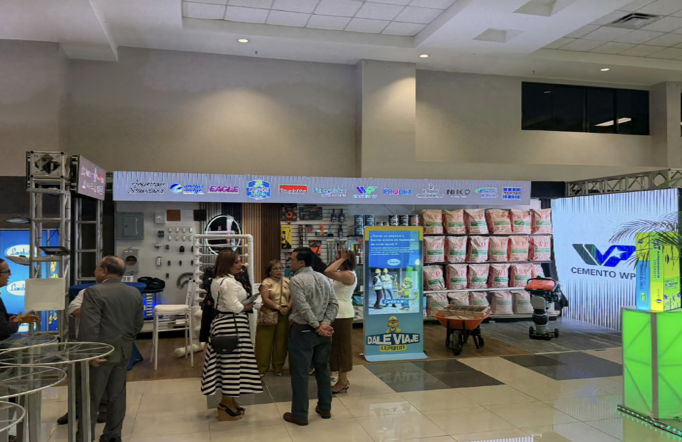 Stand de exhibición comercial para ferias