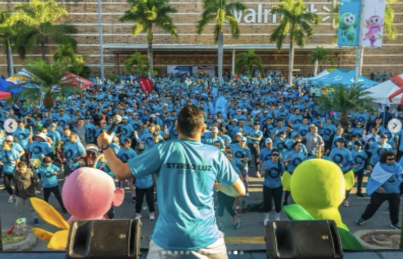 Evento masivo de carrera Stereo Luz y Operación Sonrisa